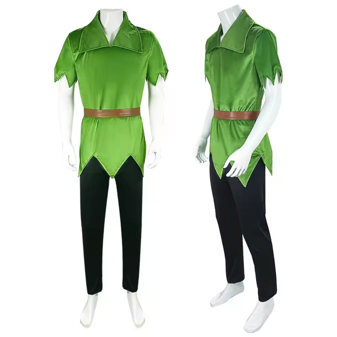 Neverland Hero Outfit with Matching Cap for Men – Fantasy Character Costume for Halloween & Cosplay | Thomler