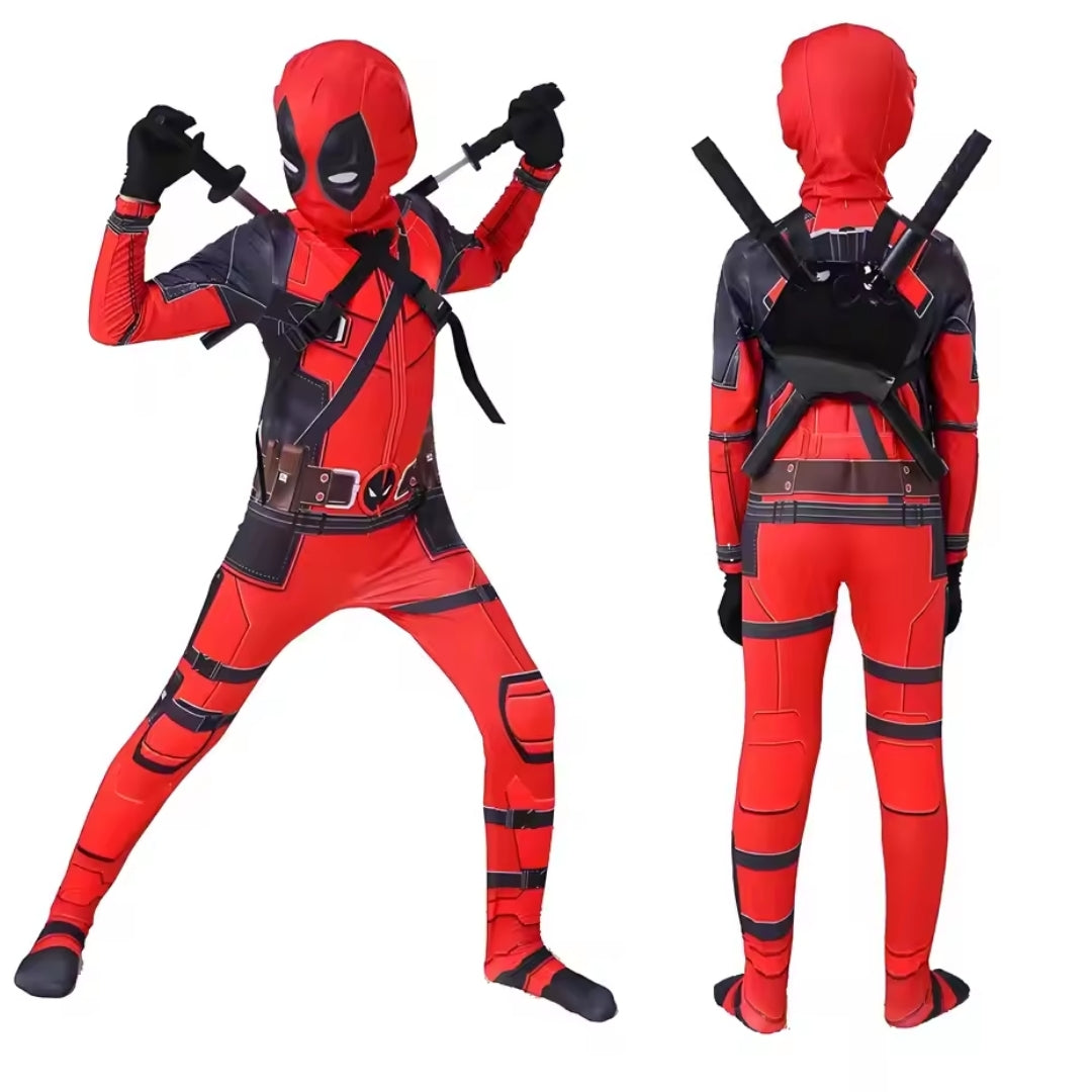 Kids Merc With A Mouth Hero Costume With Sword Set For Halloween & Cosplay | Thomler