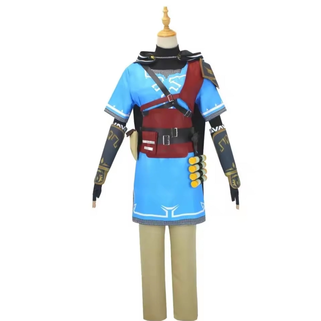 Hyrule Hero Adventure Costume Set for Kids & Adults – Complete Warrior Cosplay Outfit | Thomler