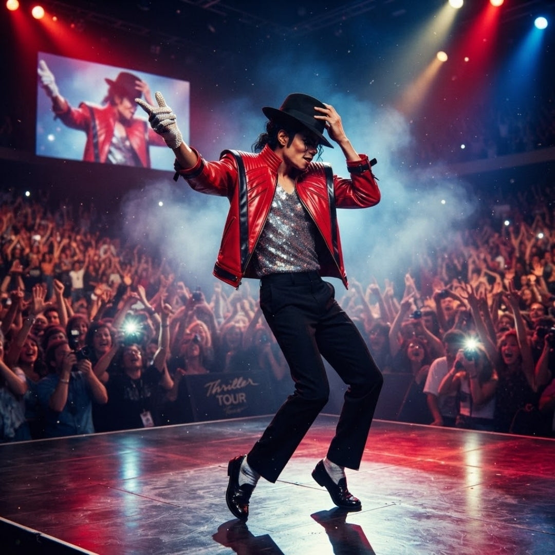 King of Pop Performance Jacket – Iconic 80s Stage Costume for Halloween & Cosplay | Thomler