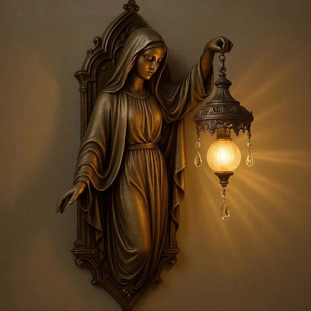 Sculptural Mythological Wall Sconce with Warm Ambient Glow for Living Room & Bedroom Decor | Thomler