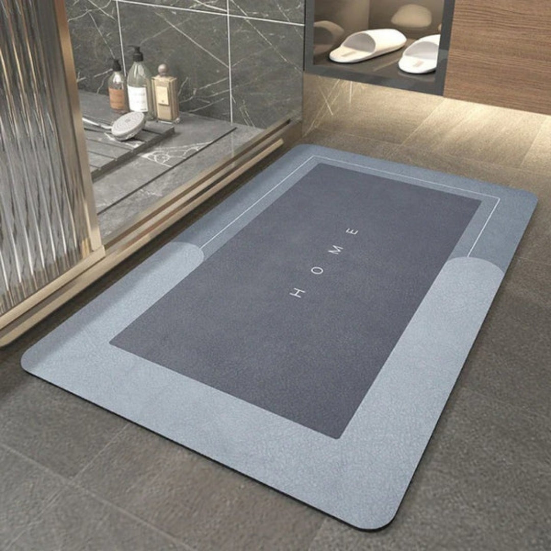 Non-Slip Quick-Dry Bath Mat Absorbent Bathroom Rug for Shower Floor Kitchen Entryway Soft PVC Microfiber Bedroom Laundry Room | Thomler