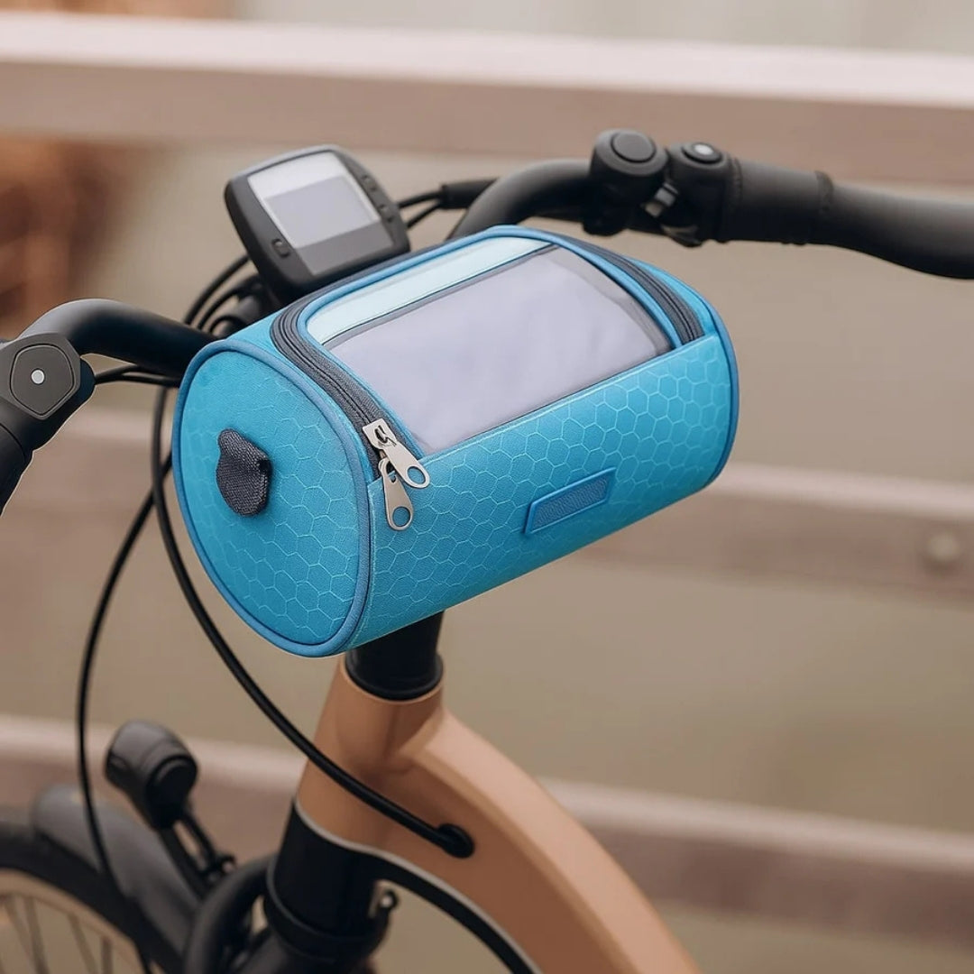 Bike Handlebar Bag with Clear Phone Pouch – Waterproof Bicycle Storage for Commuting & Navigation | Thomler