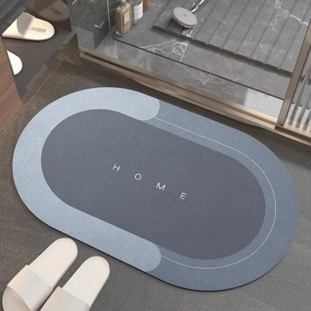 Non-Slip Quick-Dry Bath Mat Absorbent Bathroom Rug for Shower Floor Kitchen Entryway Soft PVC Microfiber Bedroom Laundry Room | Thomler