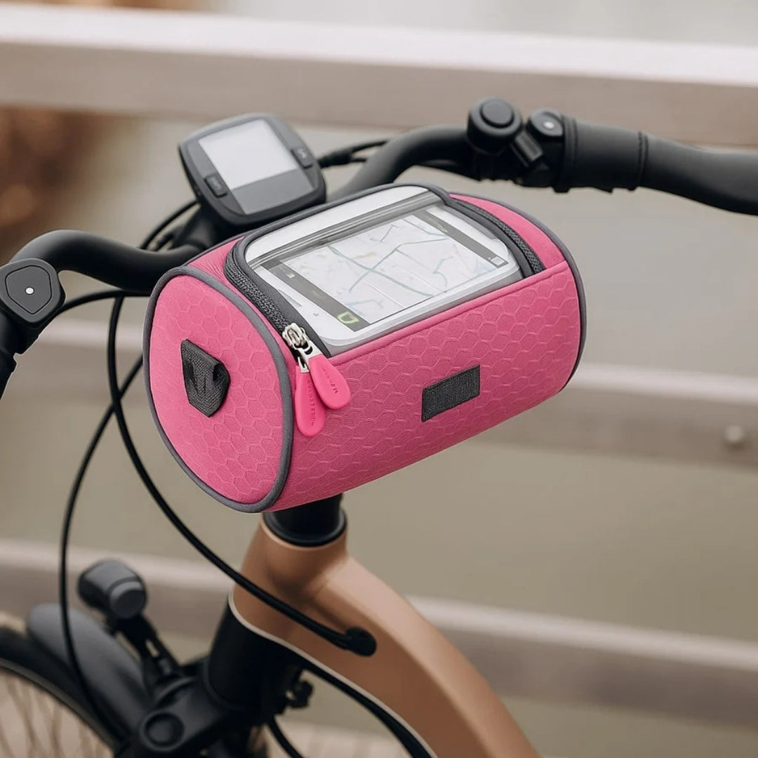 Bike Handlebar Bag with Clear Phone Pouch – Waterproof Bicycle Storage for Commuting & Navigation | Thomler