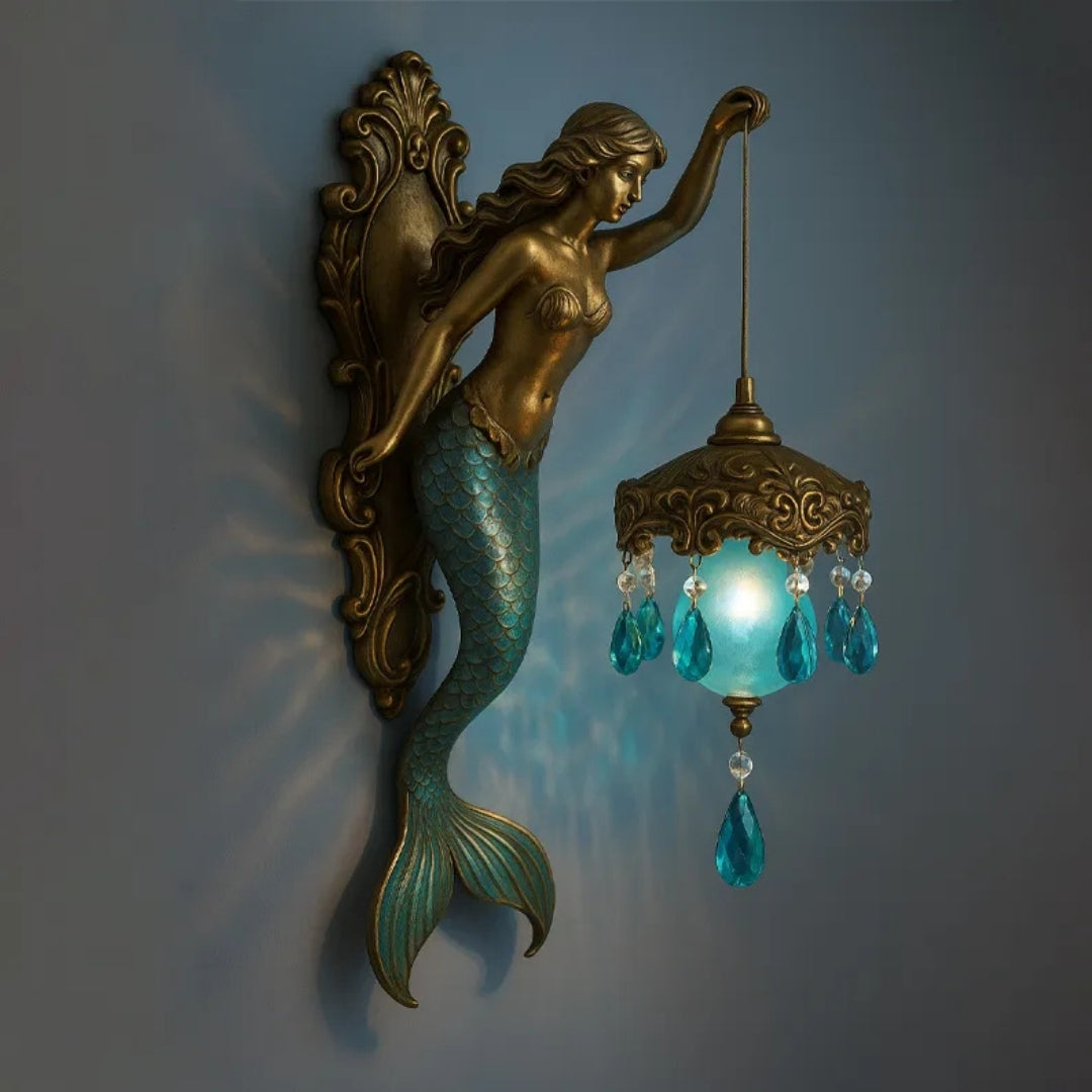 Sculptural Mythological Wall Sconce with Warm Ambient Glow for Living Room & Bedroom Decor | Thomler
