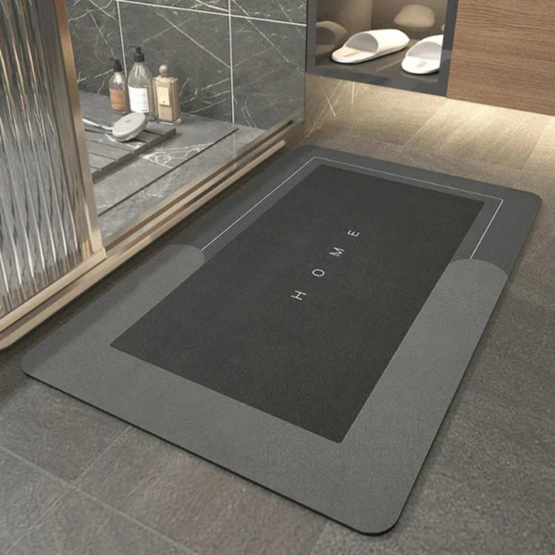 Non-Slip Quick-Dry Bath Mat Absorbent Bathroom Rug for Shower Floor Kitchen Entryway Soft PVC Microfiber Bedroom Laundry Room | Thomler