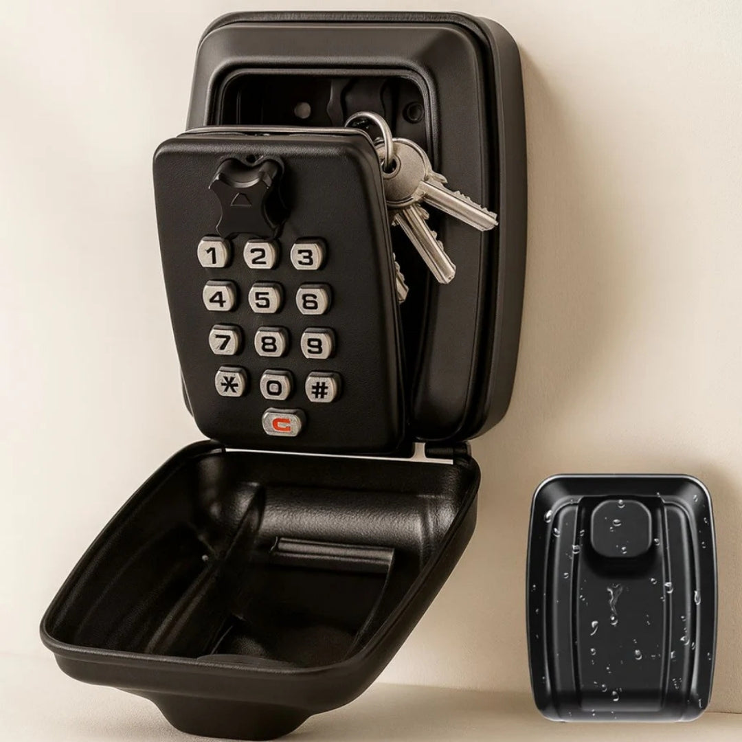 Wall Mount Key Lock Box with Combination Lock for Home Office Outdoor Spare Key Storage | Thomler
