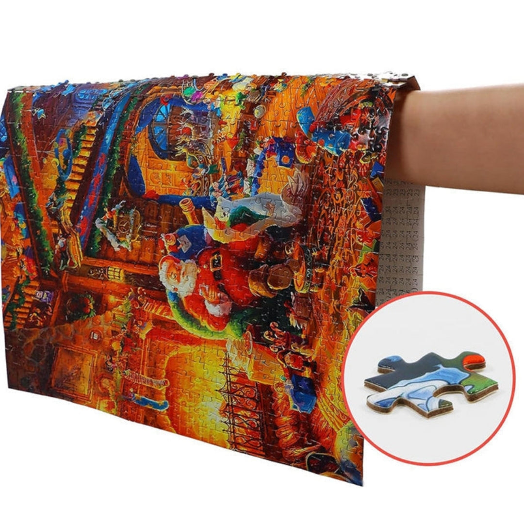Christmas Workshop Jigsaw Puzzle Advent Calendar – 1008 Pieces, 24-Day Build for Holiday Countdown | Thomler
