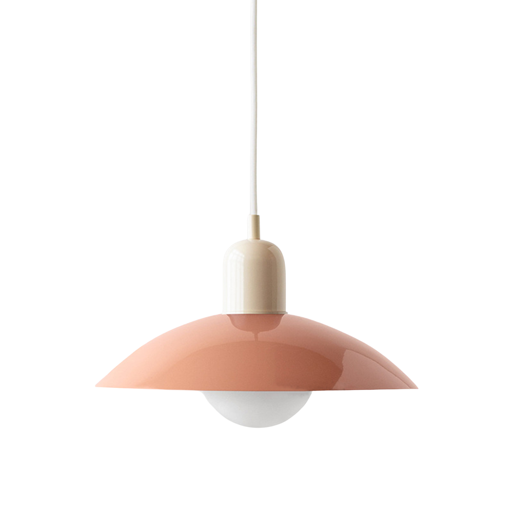 Pendant Light Iron 32.0 cm Black White Dining Room Kitchen Island Scandinavian Hanging Ceiling Lamp | Thomler