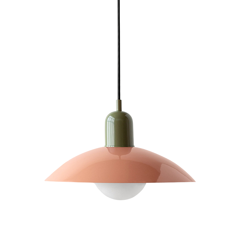 Pendant Light Iron 32.0 cm Black White Dining Room Kitchen Island Scandinavian Hanging Ceiling Lamp | Thomler