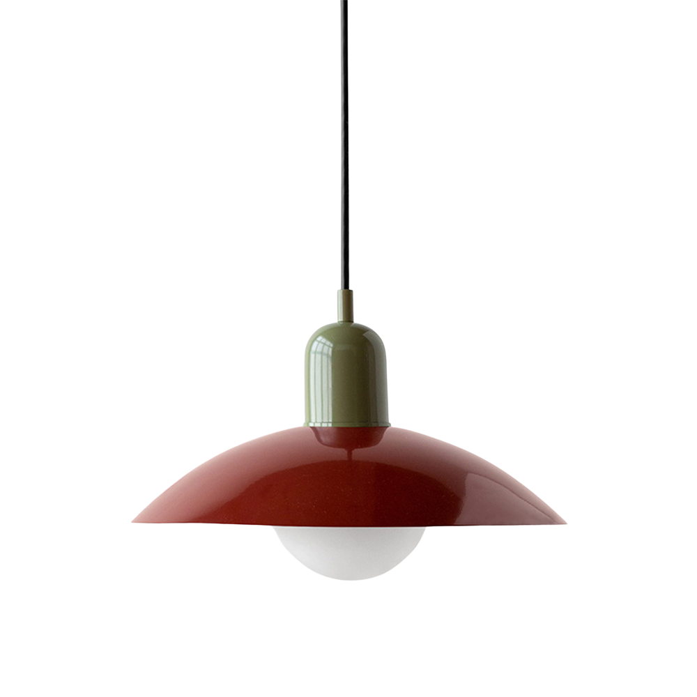 Pendant Light Iron 32.0 cm Black White Dining Room Kitchen Island Scandinavian Hanging Ceiling Lamp | Thomler