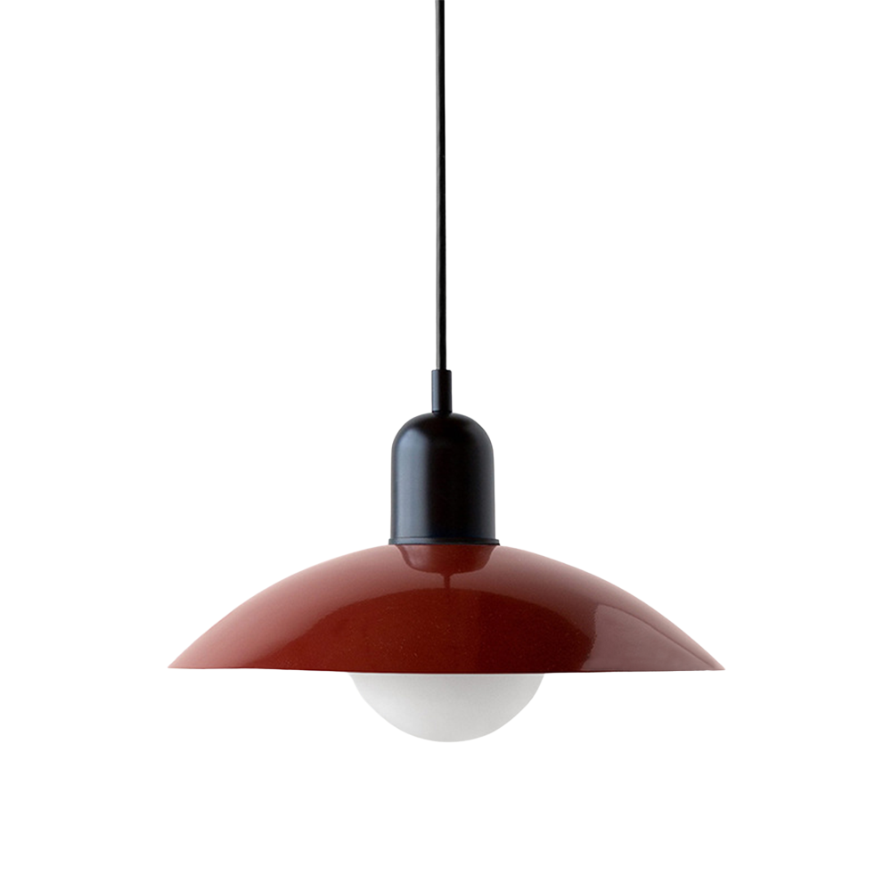 Pendant Light Iron 32.0 cm Black White Dining Room Kitchen Island Scandinavian Hanging Ceiling Lamp | Thomler
