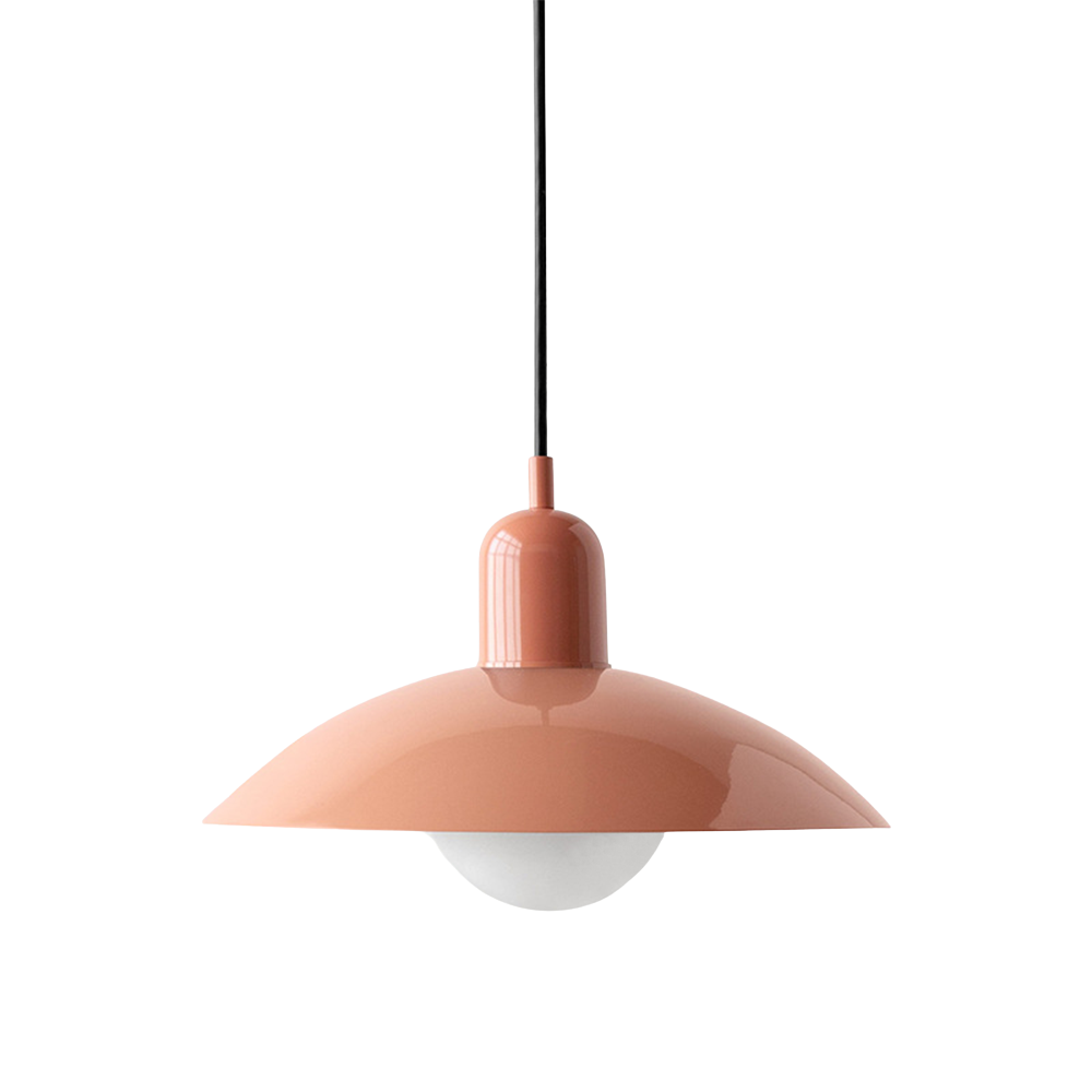 Pendant Light Iron 32.0 cm Black White Dining Room Kitchen Island Scandinavian Hanging Ceiling Lamp | Thomler