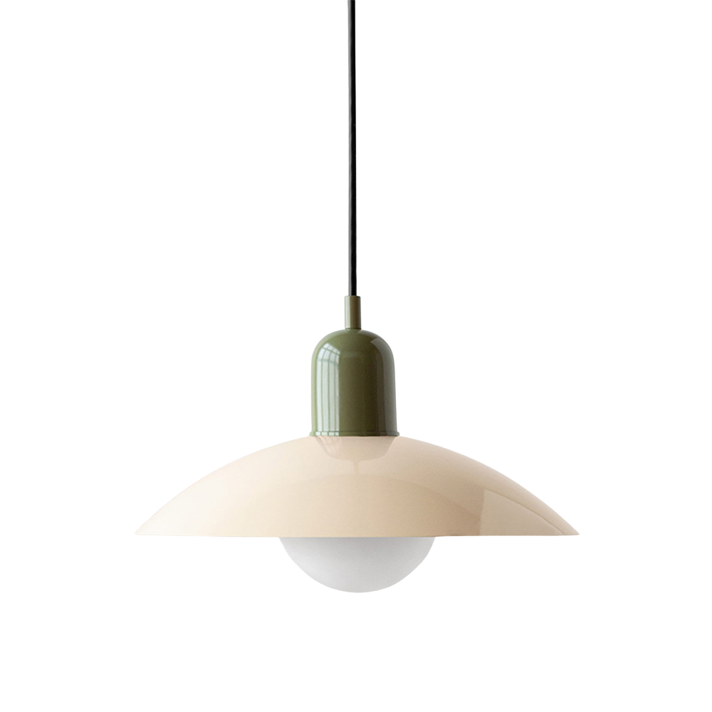Pendant Light Iron 32.0 cm Black White Dining Room Kitchen Island Scandinavian Hanging Ceiling Lamp | Thomler