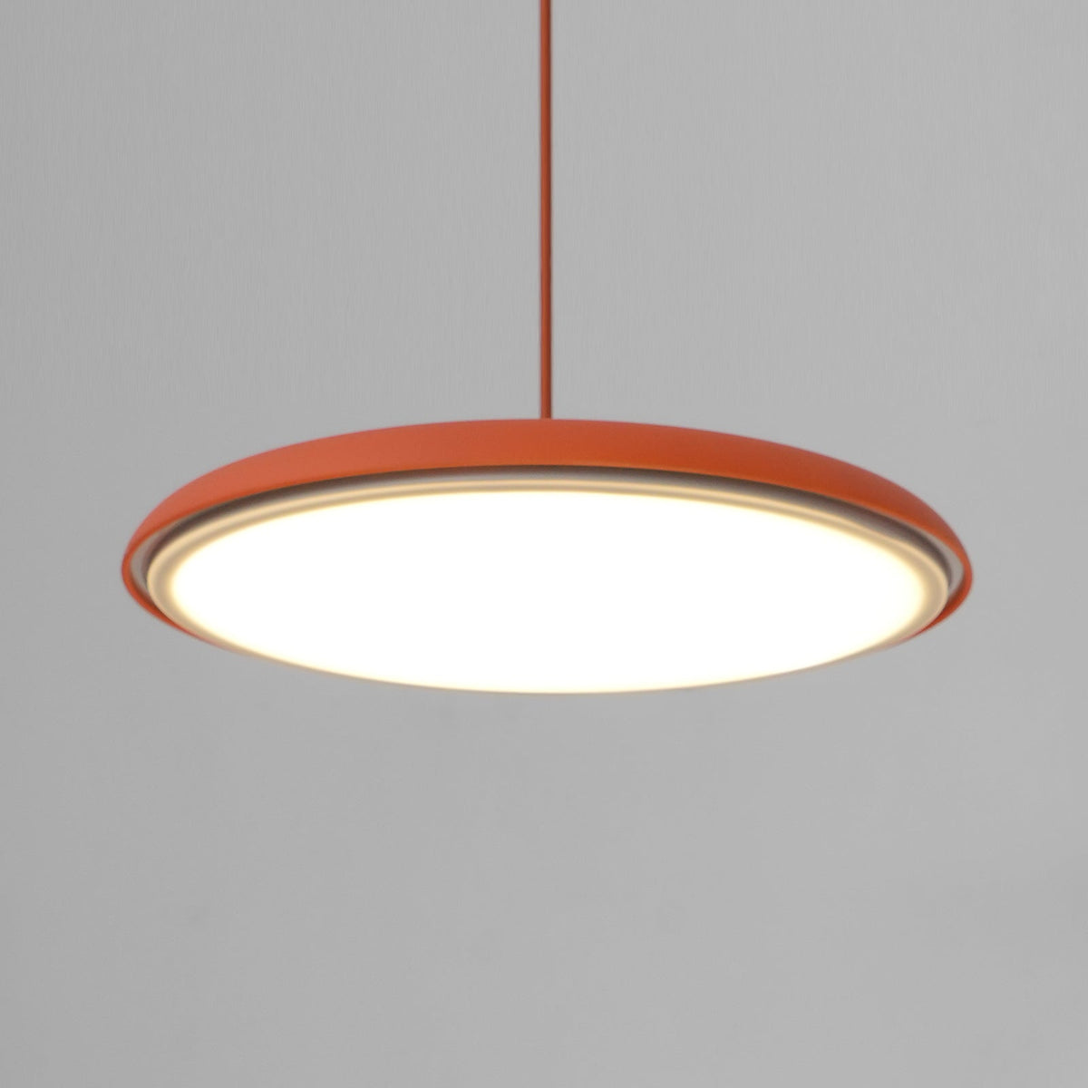 Modern Metal Dome Pendant Light with Adjustable Cord – Soft Pastel Finish for Kitchen & Living Room | Thomler