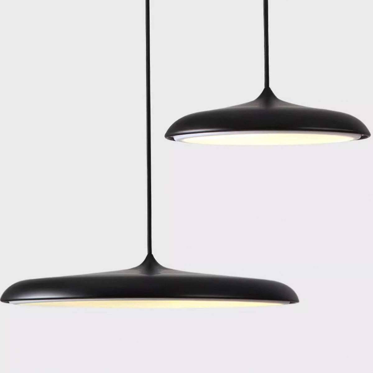 Modern Metal Dome Pendant Light with Adjustable Cord – Soft Pastel Finish for Kitchen & Living Room | Thomler