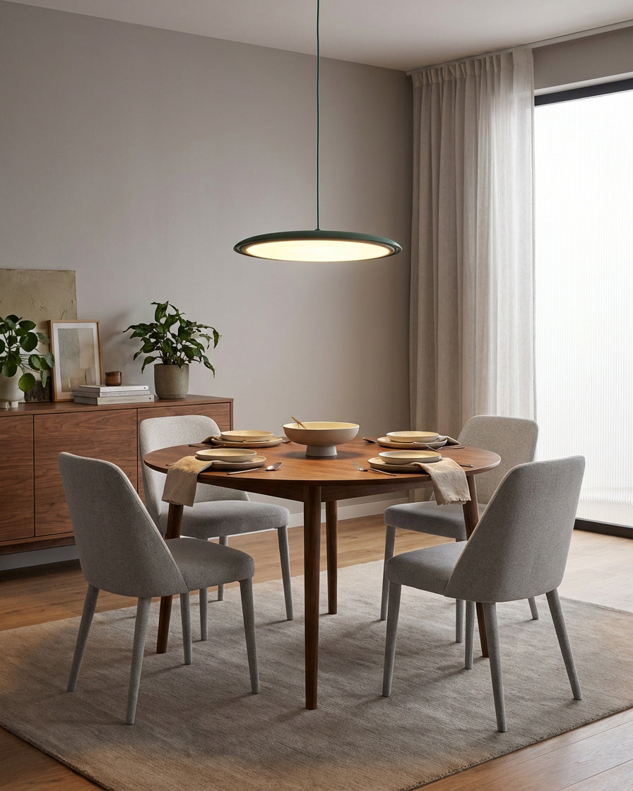 Pendant Light Acrylic Metal 15.7 in 24W Warm White Modern Dining Room Kitchen Ceiling Lamp Adjustable Height | Thomler
