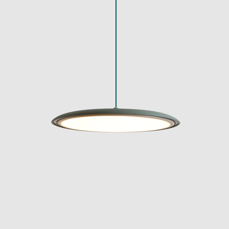 Modern Metal Dome Pendant Light with Adjustable Cord – Soft Pastel Finish for Kitchen & Living Room | Thomler