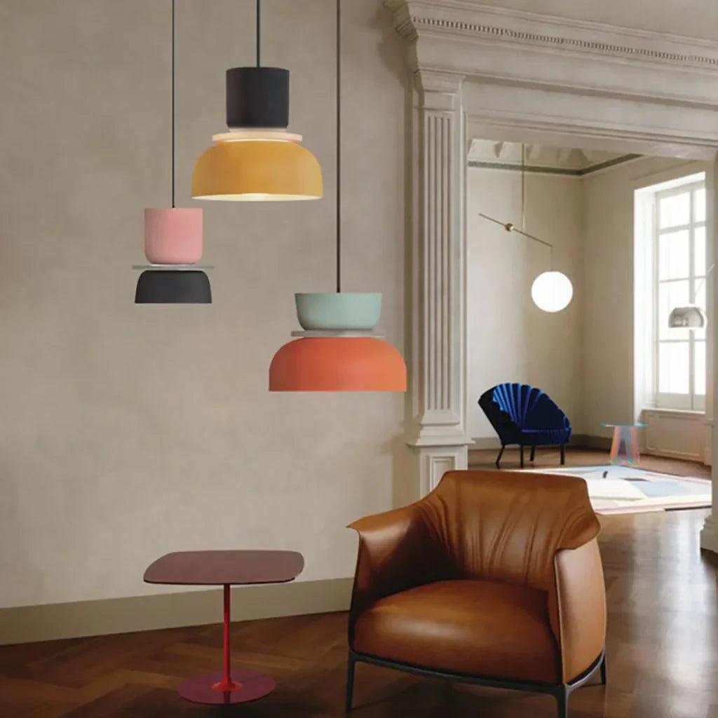 Pendant Light Acrylic Aluminium E27 29.0 cm Scandinavian Dining Room Kitchen Island Hanging Ceiling Lamp | Thomler