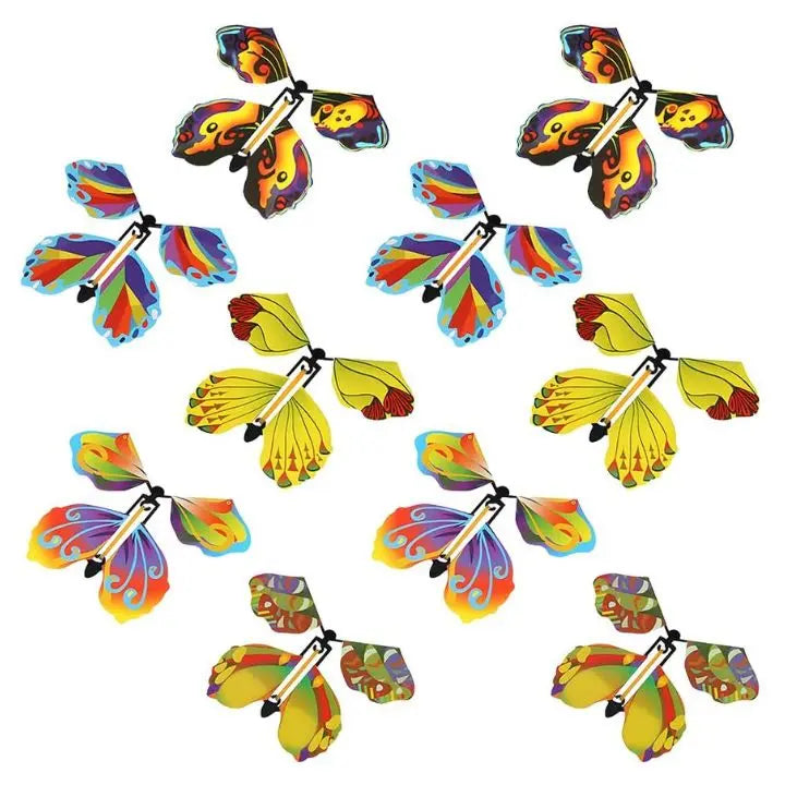 Flying Butterfly Paper 12.0 cm x 11.0 cm Gift Surprise Cards Envelopes Party Favours Reusable Wind Up Set Of 15 | Thomler