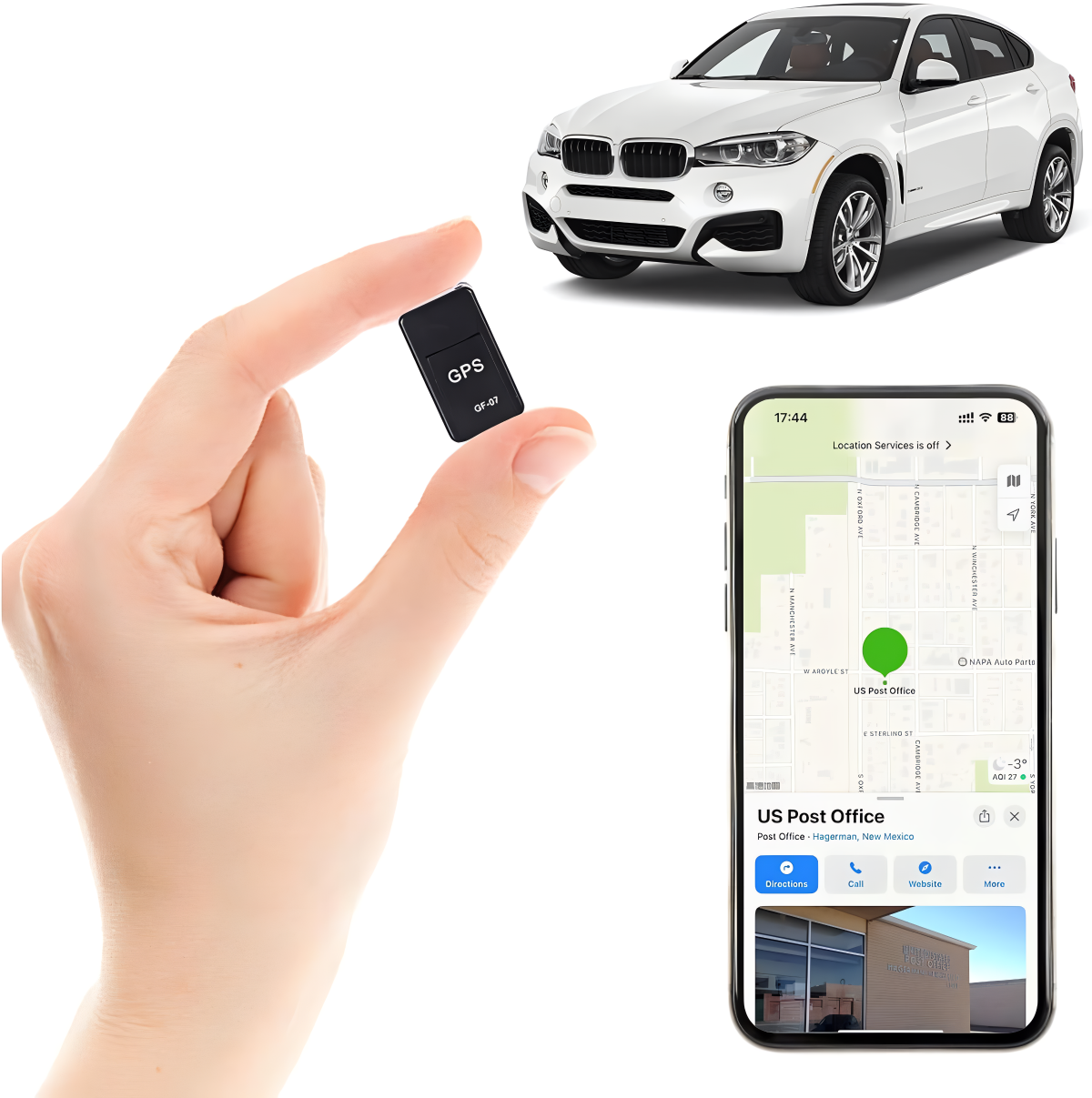 Compact Location Tracker with Magnetic Mount Real-Time Positioning Device for Vehicles Personal Items Fleet Monitoring Worldwide Coverage | Thomler