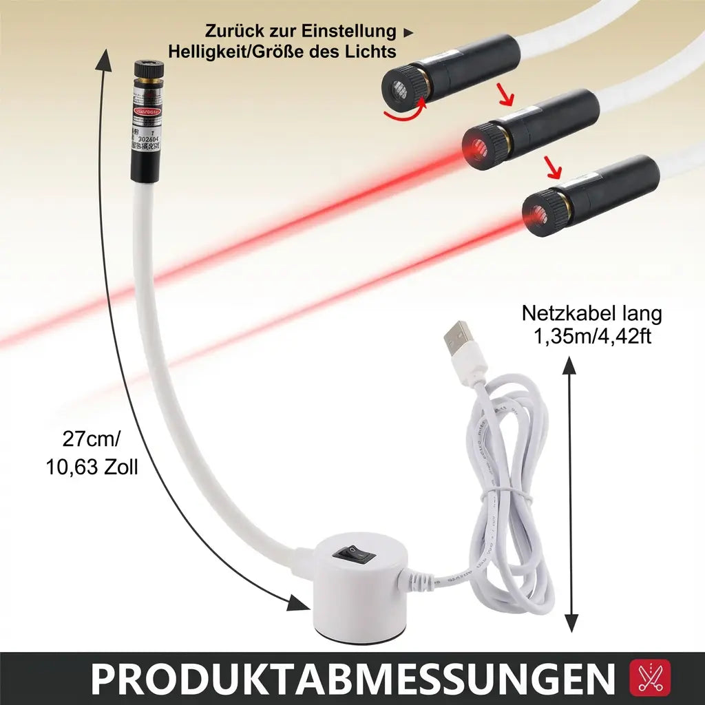 Magnetische Laser-Nähhilfe für Nähmaschinen