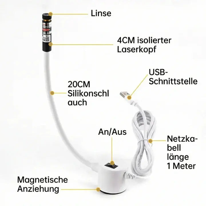 Magnetische Laser-Nähhilfe für Nähmaschinen