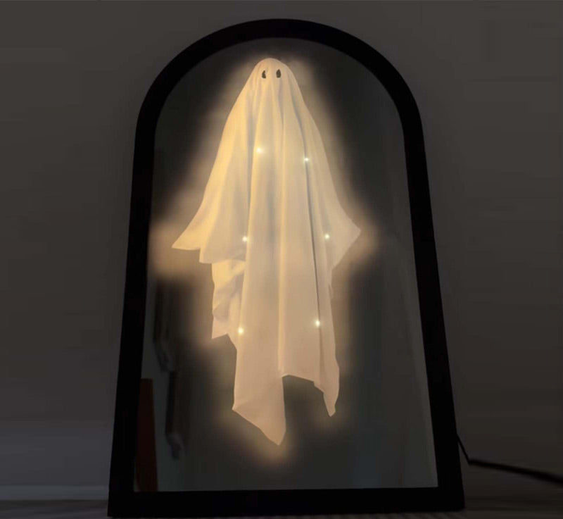 Illuminated Spectral Frame – LED-Powered Phantom Portrait for Seasonal Haunts & Party Displays | Thomler