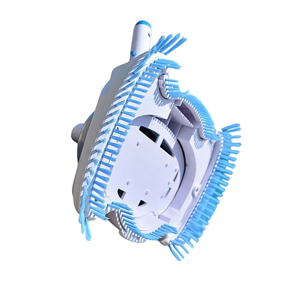 Weighted Pool Vacuum Head with Corner Bristles for Inground & Above-Ground Pools – Swivel Hose Fitting, ABS Frame, Quick-Clip Pole Mount | Thomler