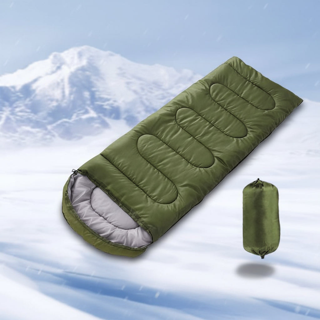 Insulated Envelope Sleep Sack for Cold Weather Camping – Adult Size with Carry Pouch | Thomler