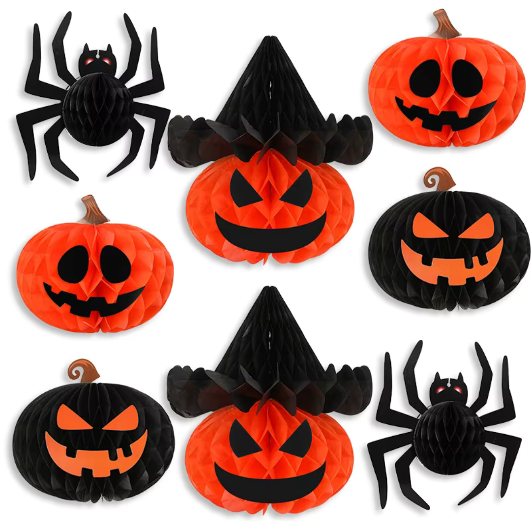 Suspended Halloween Figure – Collapsible Hanging Ornament for Seasonal Decor, Party Styling & Festival Ambiance | Thomler