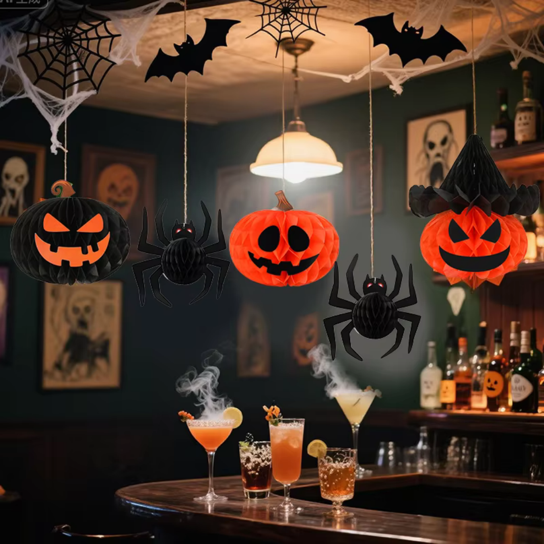 Suspended Halloween Figure – Collapsible Hanging Ornament for Seasonal Decor, Party Styling & Festival Ambiance | Thomler