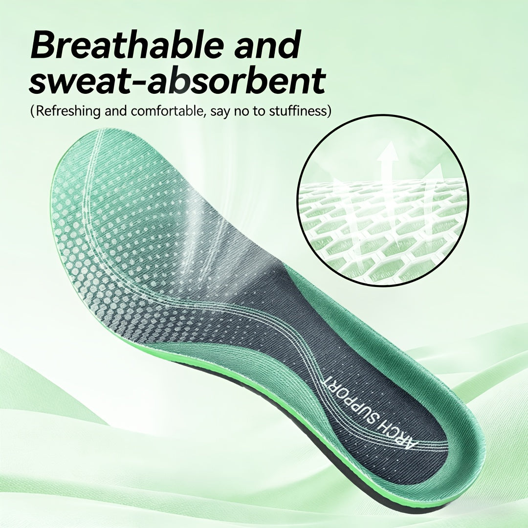 Cushioned Orthotic Inserts with Elevated Midfoot Support for Sneakers and Work Shoes | Thomler