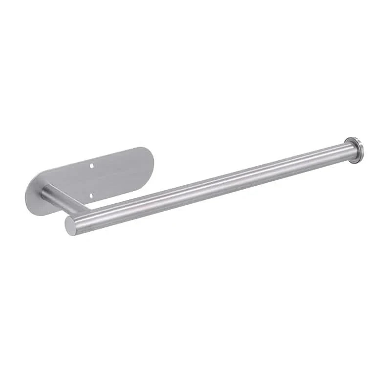Wall-Mount Paper Towel Dispenser – Adhesive or Screw Install, Stainless Steel Rack for Under-Cabinet Kitchen Storage | Thomler