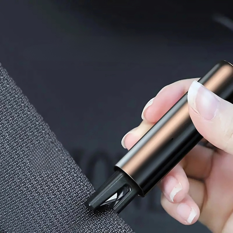 Car Emergency Escape Tool with Window Breaker & Seat Belt Cutter for Vehicle Safety | Thomler