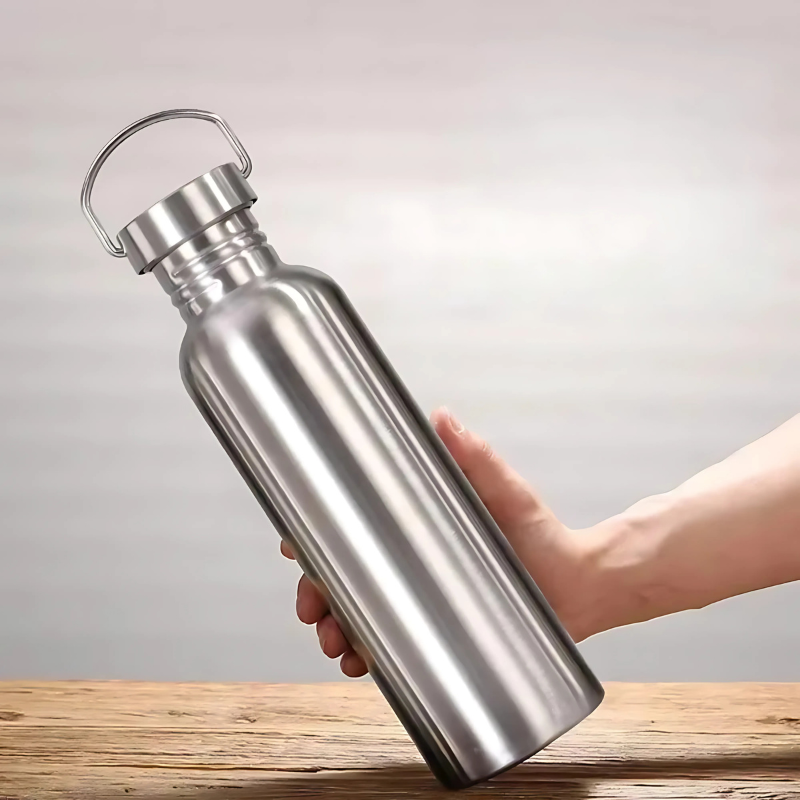 Stainless Steel Insulated Water Bottle with Leak-Proof Lid – Wide Mouth Thermos for Gym, Hiking & Travel – Non-Slip Base | Thomler
