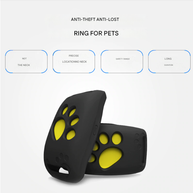 GPS Pet Tracker Collar for Cats & Small Dogs with Real-Time Location Monitoring, Geo-Fence Alerts, IP67 Waterproof Design | Thomler