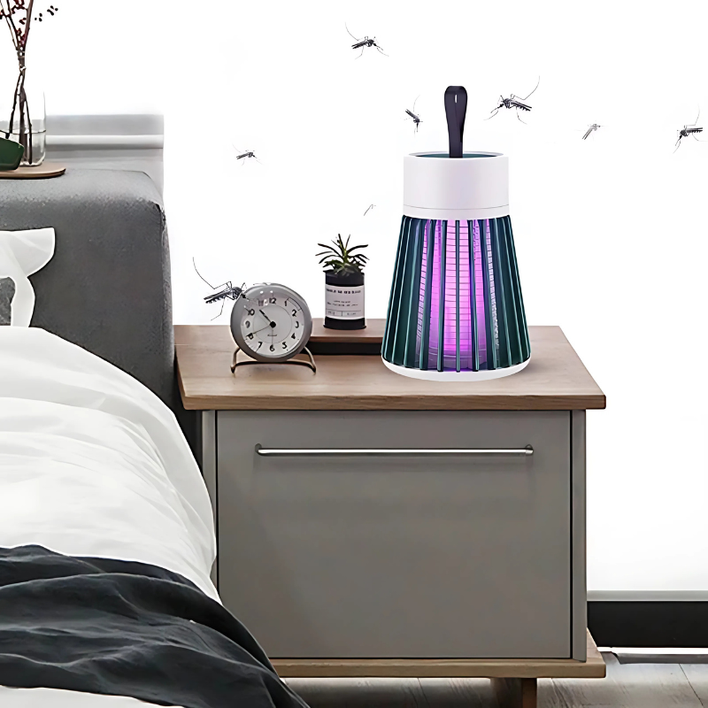 Electric Bug Zapper Indoor Outdoor – LED Mosquito Trap USB Rechargeable Fly Killer Lamp | Thomler