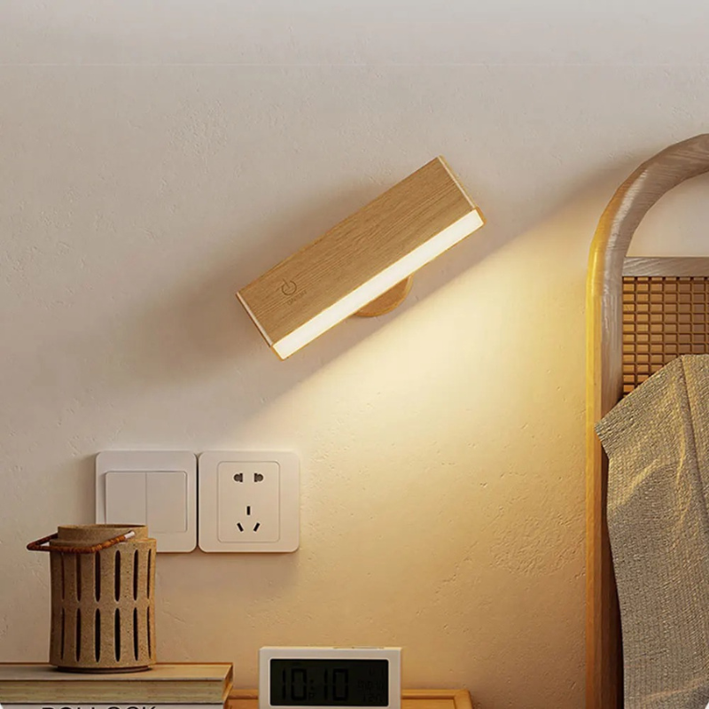 Rechargeable Cordless LED Wall Sconce with Touch Control & Timer for Bedroom, Living Room, Hallway | Thomler