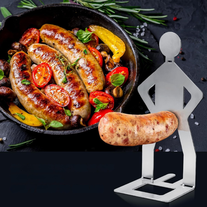 Stainless Steel Hot Dog Grilling Rack with Even Heat Distribution for Outdoor BBQ and Camping Cookouts | Thomler