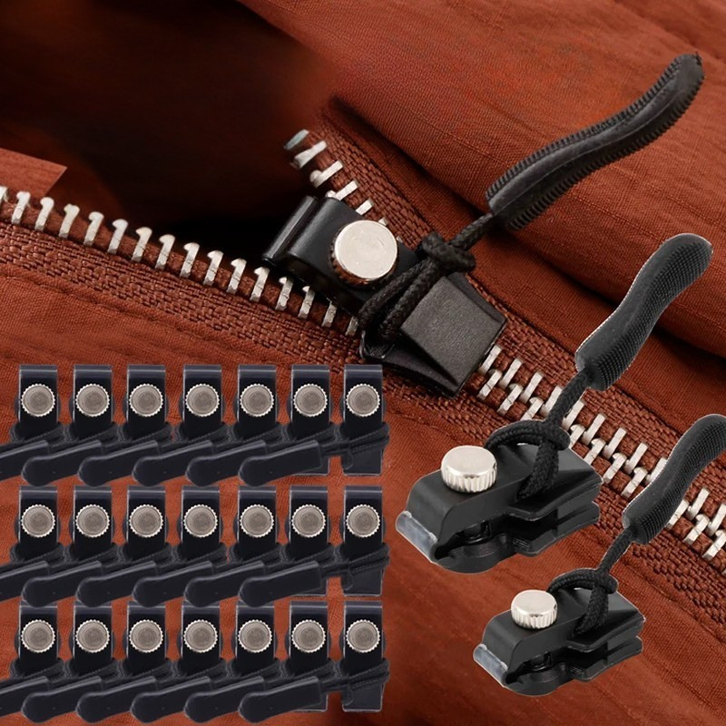 Zipper Repair Clip Kit – No-Sew Instant Fix for Jackets, Bags, Luggage & Boots – Tool-Free Slider Replacement in Seconds | Thomler