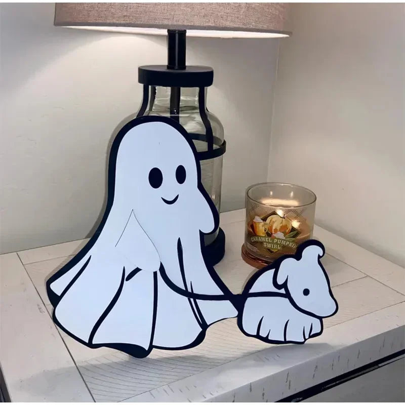 Friendly Pup in Sheet Resin Figurine – Whimsical October Table Accent for Seasonal Displays, Host Gifts & Year-Round Collections | Thomler