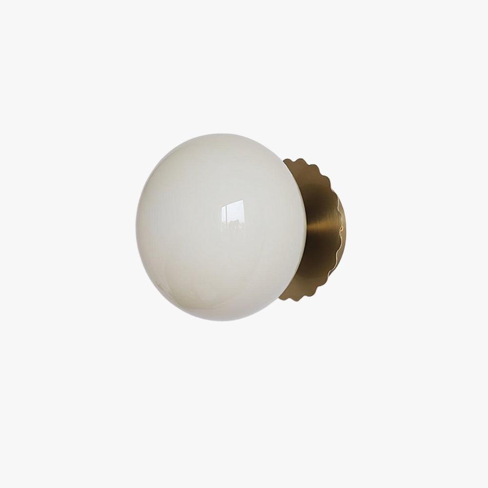 Wall Sconce Metal 7.9 in Pink Glass Shade 40W Indoor Living Room Bedroom Lighting | Thomler