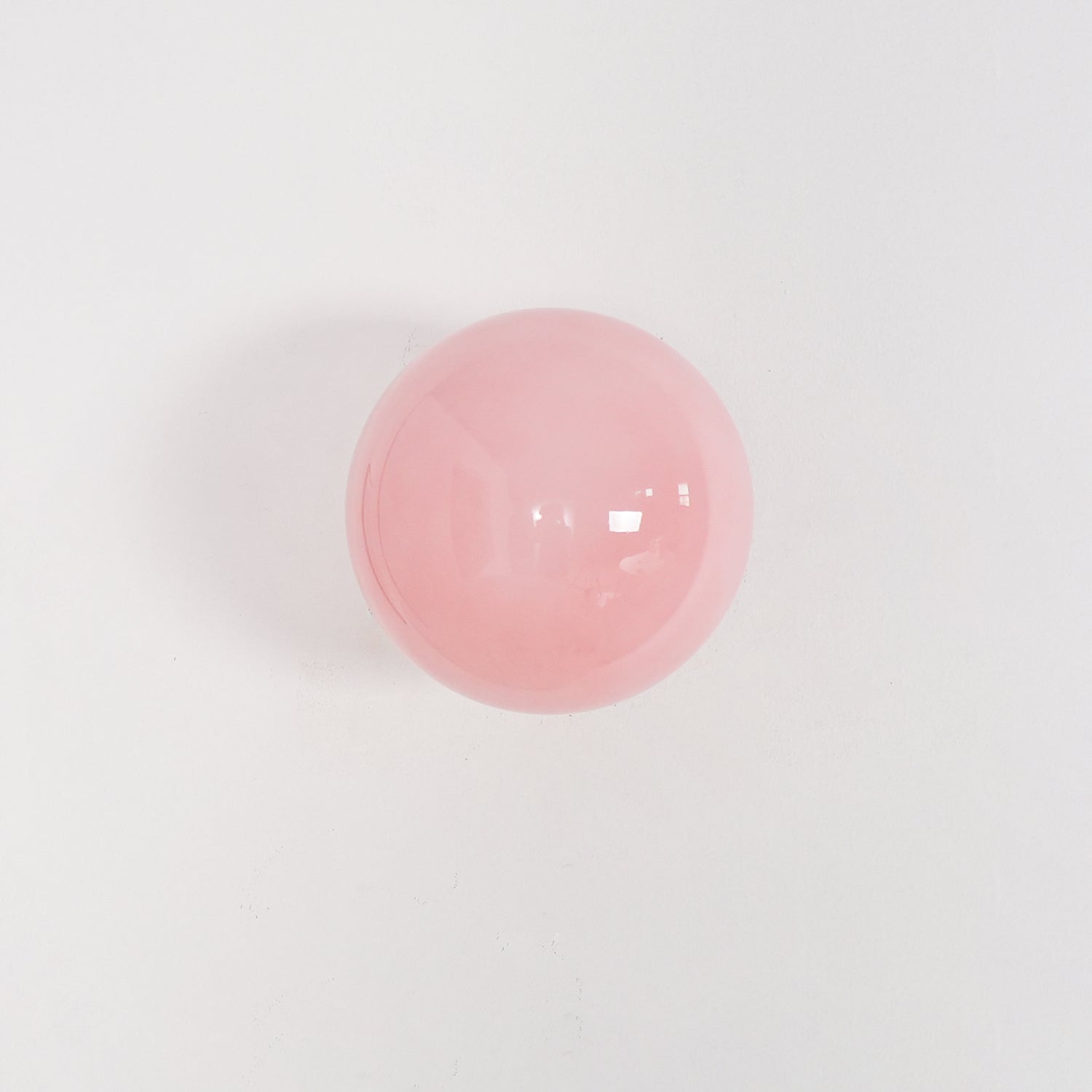 Wall Lamp Metal 7.9 in Pink Glass Adjustable Indoor Ceiling or Wall Light Contemporary Home Decor | Thomler