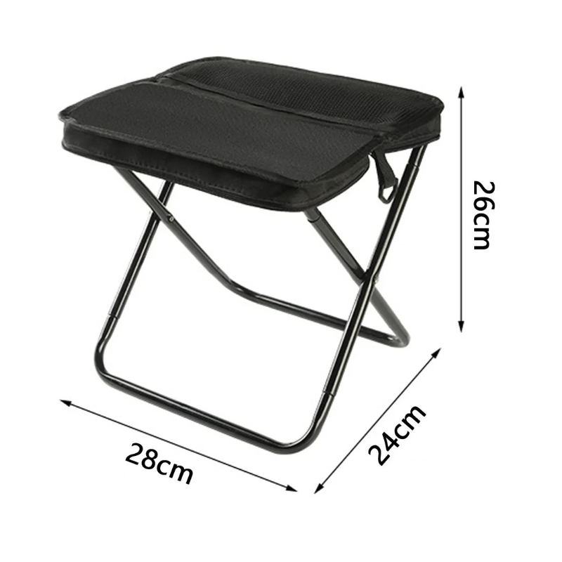 Portable Folding Camp Chair Ultralight Compact Outdoor Seat for Camping Hiking Festivals Beach Fishing Backpacking Yard Picnics | Thomler