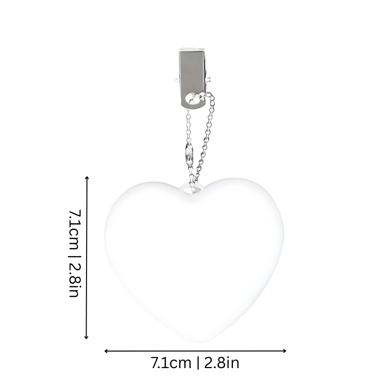 Touch-Activated LED Bag Light Clip – Heart & Star Shape Purse Illuminator for Handbags & Backpacks | Thomler