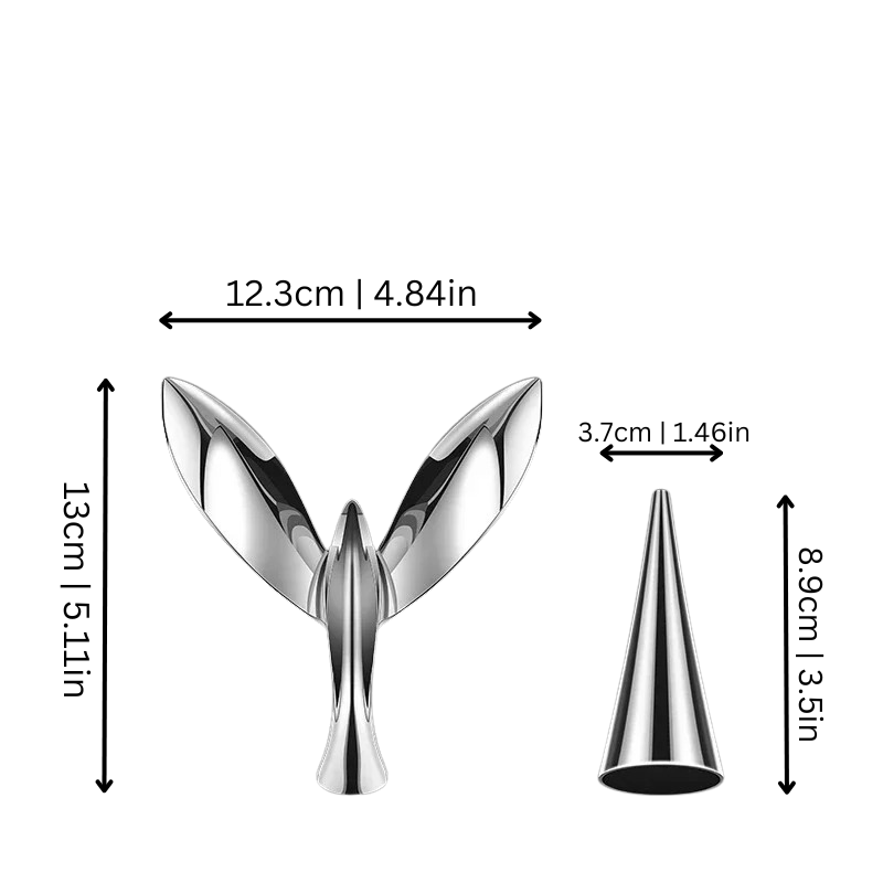 Bird-Shaped Bottle Opener with Polished Metal Finish for Home Bar & Kitchen Decor | Thomler