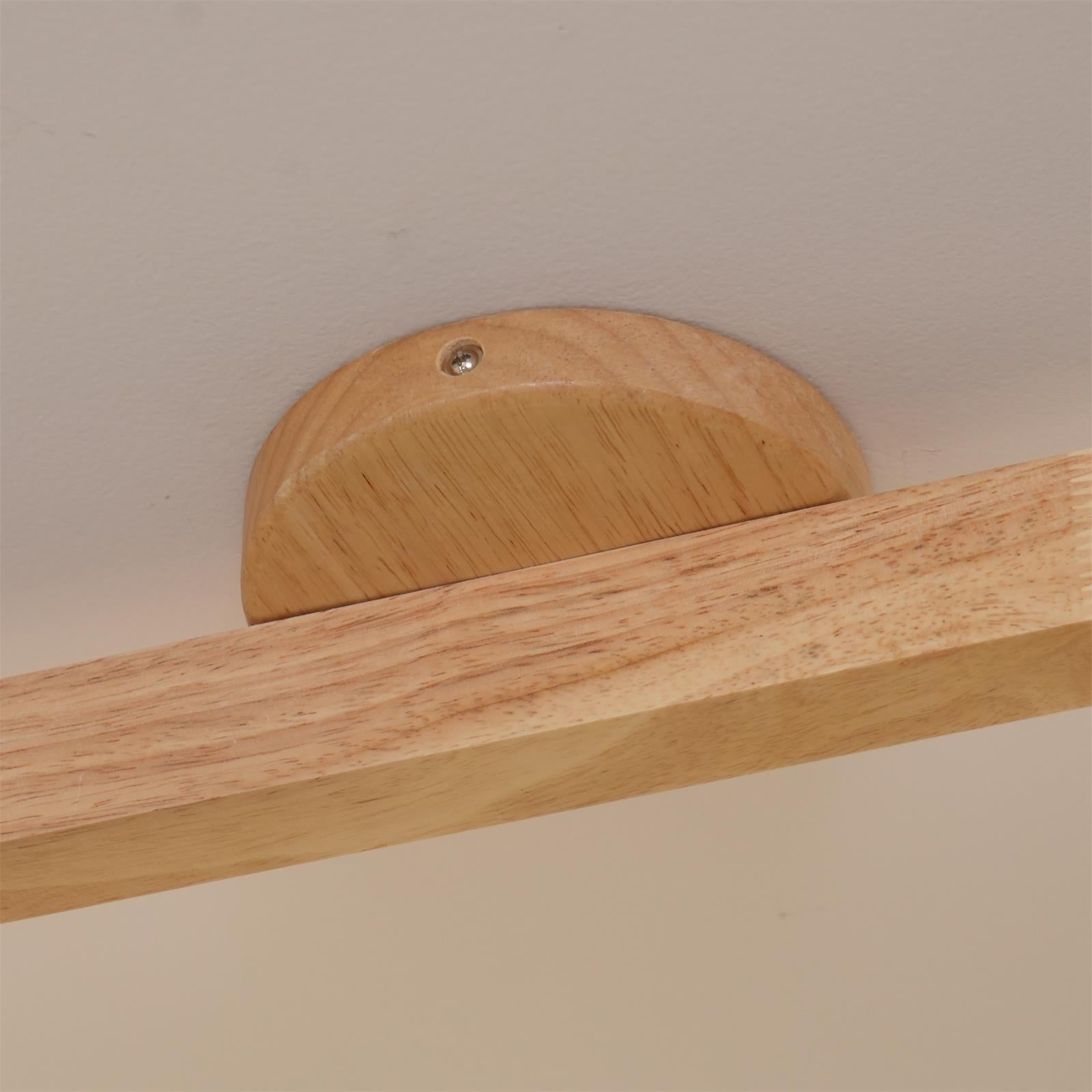 Ceiling Track Light Wood 60.0 cm Adjustable LED Spotlights Living Room Kitchen Hallway Modern Lighting | Thomler