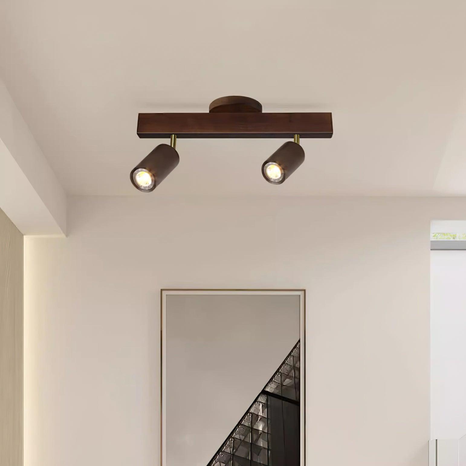 Ceiling Track Light Wood Adjustable LED 5.0 W 100.0 cm Living Room Kitchen Hallway Focused Lighting | Thomler